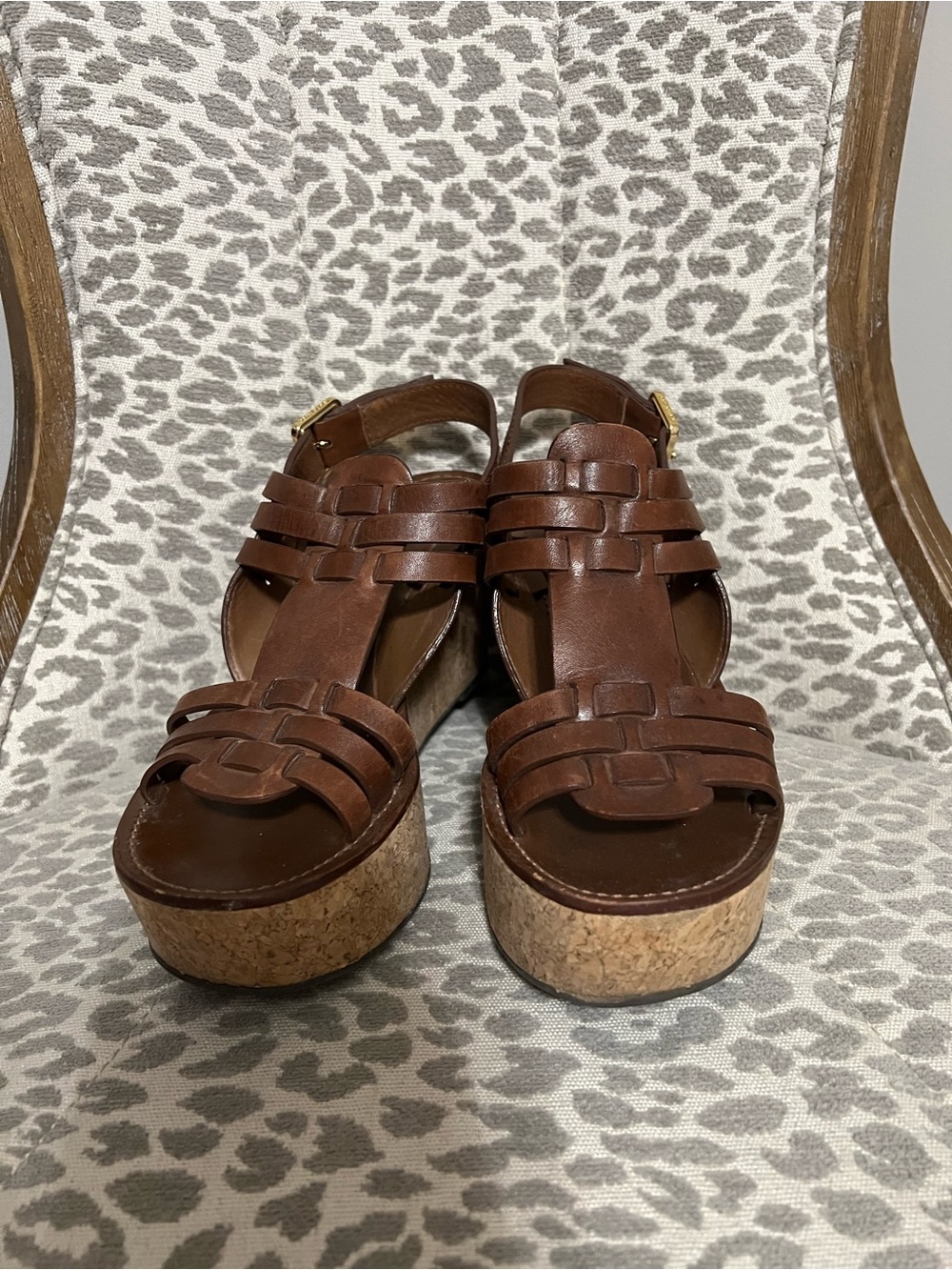 Tory Burch Wedge Sandals - Picture 3 of 4